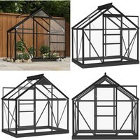 Glas Gewächshaus Anthrazit 155x103x191 cm Aluminium - Gewächshaus - Gewächshäuser - Home & Living Glas Gewächshaus Anthrazit 155x103x191 cm Aluminium - Gewächshaus - Gewächshäuser - Home & Living von VIDAXL