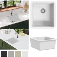 Granitspüle Einzelbecken Weiß - Spülbecken - Küchenspüle - Home & Living Granitspüle Einzelbecken Weiß - Spülbecken - Küchenspüle - Home & Living von VIDAXL