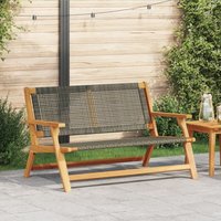 Gartenbank Grau 122x76x73.5 cm Massivholz Akazie Vidaxl 519439 Gartenbank Grau 122x76x73.5 cm Massivholz Akazie Vidaxl 519439 von VIDAXL