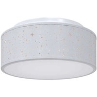 Deckenlampe Grau 30 x 13.5 cm Stoff Vidaxl von VIDAXL