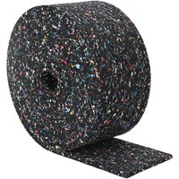 Gummiwalze Schwarz Gummi vidaXL von VIDAXL