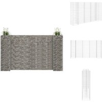 H-förmiger Gabionen-Pflanzkorb Stahldraht 260x40x150 cm - Gabionen-Pflanzkorb - H-Form - Gartendekoration - Blumentopf - Hochbeet H-förmiger Gabionen-Pflanzkorb Stahldraht 260x40x150 cm - Gabionen-Pflanzkorb - H-Form - Gartendekoration - Blumentopf - Hochbeet von VIDAXL