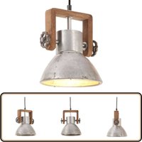 Hängelampe Industriestil 25 W Silbern Rund 19 cm E27 - Hängelampe - Industrielampen - Vintagelampe - Wohnraumbeleuchtung - Küchenlampen Hängelampe Industriestil 25 W Silbern Rund 19 cm E27 - Hängelampe - Industrielampen - Vintagelampe - Wohnraumbeleuchtung - Küchenlampen von VIDAXL