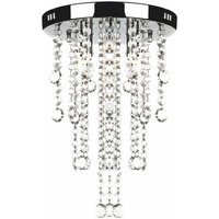 Vidaxl - Hängelampe edle Deckenlampe mit transparenten Kristallperlen von VIDAXL