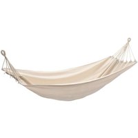 Hängematte 260x150 cm Creme vidaXL von VIDAXL