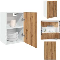 Hängeschrank Artisan-Eiche 40x31x60 cm Holzwerkstoff - Hängeschrank - Hängeschränke - Küchenschrank - Aufbewahrungsschrank Hängeschrank Artisan-Eiche 40x31x60 cm Holzwerkstoff - Hängeschrank - Hängeschränke - Küchenschrank - Aufbewahrungsschrank von VIDAXL
