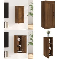 Hängeschrank Braun Eichen-Optik 35x34x90 cm Holzwerkstoff - Hängeschrank - Wandregal - Stauraum - Holzwerkstoff - Braun - Home & Living Hängeschrank Braun Eichen-Optik 35x34x90 cm Holzwerkstoff - Hängeschrank - Wandregal - Stauraum - Holzwerkstoff - Braun - Home & Living von VIDAXL