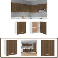 Hängeschrank Braun Eichen-Optik 50x31x60 cm Holzwerkstoff - Küchenregal - Hängeschrank - Holzschrank - Eiche Optik - Wohnwand Hängeschrank Braun Eichen-Optik 50x31x60 cm Holzwerkstoff - Küchenregal - Hängeschrank - Holzschrank - Eiche Optik - Wohnwand von VIDAXL
