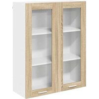Hängeschrank Riga Sonoma-Eiche 80 x 31 x 100 cm Holzwerkstoff vidaXL von VIDAXL