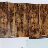 Hängeschrank mit Tür Riga Geräucherte Eiche 40 x 31 x 100 cm vidaXL von VIDAXL