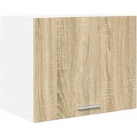 Hängeschrank mit Tür Riga Sonoma-Eiche und Weiß 50 x 31 x 40 cm vidaXL von VIDAXL