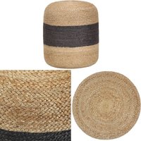 Handgefertigter Sitzpuff Dunkelgrau 40 x 45 cm Jute - Sitzsack - Pouf - Wohnaccessoire - Deko - Jute Möbel - Home & Living Handgefertigter Sitzpuff Dunkelgrau 40 x 45 cm Jute - Sitzsack - Pouf - Wohnaccessoire - Deko - Jute Möbel - Home & Living von VIDAXL