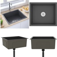 Handgemachte Einbauspüle Schwarz Edelstahl - Küchenspüle - Küchenspülen - Home & Living - Schwarz von VIDAXL