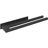 Handtuchhalter Schwarz 40 x 9 x 4 cm Edelstahl Vidaxl von VIDAXL