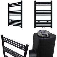 Handtuchheizkörper Warmwasser Gerade Schwarz 500x764 mm - Handtuchheizkörper - Handtuchhalter - Home & Living Handtuchheizkörper Warmwasser Gerade Schwarz 500x764 mm - Handtuchheizkörper - Handtuchhalter - Home & Living von VIDAXL