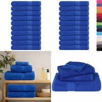 Handtücher 10 Stk. Blau 100x200 cm 360 g/m² 100% Baumwolle - Vidaxl Handtücher 10 Stk. Blau 100x200 cm 360 g/m² 100% Baumwolle - Vidaxl von VIDAXL