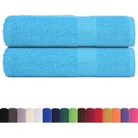 Handtücher 2 Stk. Türkis 50x100 cm 360 g/m² 100% Baumwolle Vidaxl Handtücher 2 Stk. Türkis 50x100 cm 360 g/m² 100% Baumwolle Vidaxl von VIDAXL