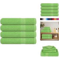Handtücher 4 Stk. Apfelgrün 100x200 cm 360 g/m² 100% Baumwolle - Handtuch - Handtücher - Strandtuch - Badetuch Handtücher 4 Stk. Apfelgrün 100x200 cm 360 g/m² 100% Baumwolle - Handtuch - Handtücher - Strandtuch - Badetuch von VIDAXL