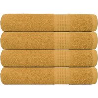 Handtücher 4 Stk. Golden 100x200 cm 360 g/m² 100% Baumwolle Vidaxl Handtücher 4 Stk. Golden 100x200 cm 360 g/m² 100% Baumwolle Vidaxl von VIDAXL