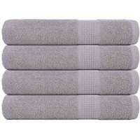 Handtücher 4 Stk. Grau 100x200 cm 360 g/m² 100% Baumwolle Vidaxl von VIDAXL