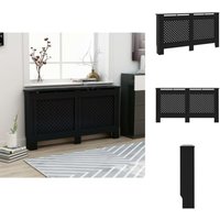 Heizkörper-Zubehör - Living Heizkörperverkleidung Schwarz 152x19x81,5 cm mdf - Schwarz Heizkörper-Zubehör - Living Heizkörperverkleidung Schwarz 152x19x81,5 cm mdf - Schwarz von VIDAXL
