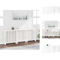 Vidaxl - Heizkörper-Zubehör - Living Heizkörperverkleidung Weiß 210x21x85 cm Massivholz Kiefer - Weiß von VIDAXL