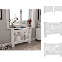 Heizkörper-Zubehör - Living Heizkörperverkleidungen 2 Stk. Weiß 112×19×81,5 cm mdf - Weiß Heizkörper-Zubehör - Living Heizkörperverkleidungen 2 Stk. Weiß 112×19×81,5 cm mdf - Weiß von VIDAXL