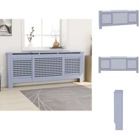 Heizkörper-Zubehör - Living mdf Heizkörperverkleidung Grau 205 cm - Grau Heizkörper-Zubehör - Living mdf Heizkörperverkleidung Grau 205 cm - Grau von VIDAXL
