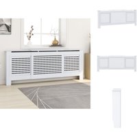 Heizkörper-Zubehör - Living mdf Heizkörperverkleidung Weiß 205 cm - Weiß Heizkörper-Zubehör - Living mdf Heizkörperverkleidung Weiß 205 cm - Weiß von VIDAXL