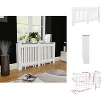 Vidaxl - Heizkörper-Zubehör - mdf Heizkörper-Abdeckung Heizkörperverkleidung 152 cm, weiß - Weiß Vidaxl - Heizkörper-Zubehör - mdf Heizkörper-Abdeckung Heizkörperverkleidung 152 cm, weiß - Weiß von VIDAXL