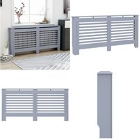 Heizkörperverkleidung Anthrazit 172x19x81,5 cm mdf - Heizkörperverkleidung - Heizkörperverkleidungen - Home & Living - Anthrazit von VIDAXL