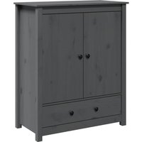 Highboard Grau 83x41,5x100 cm Massivholz Kiefer Vidaxl von VIDAXL
