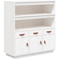 Highboard Weiß 100x40x108,5 cm Massivholz Kiefer Vidaxl von VIDAXL