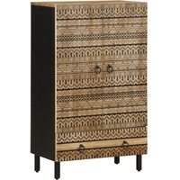 Highboard 60x33,5x110 cm Raues Mangoholz - Vidaxl von VIDAXL