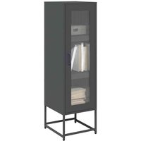 Highboard Anthrazit 36x39x123 cm Kaltgewalzter Stahl - Vidaxl Highboard Anthrazit 36x39x123 cm Kaltgewalzter Stahl - Vidaxl von VIDAXL