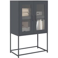 Highboard Anthrazit 68x39x107 cm Stahl - Vidaxl Highboard Anthrazit 68x39x107 cm Stahl - Vidaxl von VIDAXL