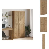 Highboard Artisan-Eiche 82,5x30,5x185 cm Holzwerkstoff - Highboard - Highboards - Sideboard - Schrank von VIDAXL