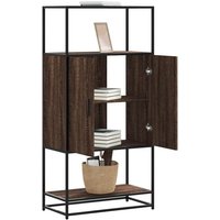 Highboard Braun Eichen-Optik 68x35x139 cm Holzwerkstoff Metall - Vidaxl Highboard Braun Eichen-Optik 68x35x139 cm Holzwerkstoff Metall - Vidaxl von VIDAXL
