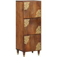 Highboard Honigbraun mit goldenen Akzenten Massivholz Mango Vidaxl Highboard Honigbraun mit goldenen Akzenten Massivholz Mango Vidaxl von VIDAXL