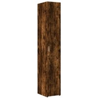 Highboard Räuchereiche 30x42,5x185 cm Holzwerkstoff Vidaxl 998465 von VIDAXL