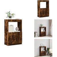 Highboard Räuchereiche 63x33x100 cm Holzwerkstoff - Highboard - Highboards - Sideboard - Kommode Highboard Räuchereiche 63x33x100 cm Holzwerkstoff - Highboard - Highboards - Sideboard - Kommode von VIDAXL