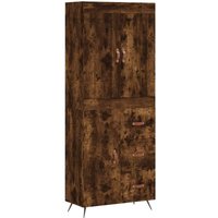 Highboard Räuchereiche 69,5x34x180 cm Holzwerkstoff Vidaxl von VIDAXL