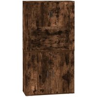 Highboard Räuchereiche Holzwerkstoff Vidaxl Highboard Räuchereiche Holzwerkstoff Vidaxl von VIDAXL