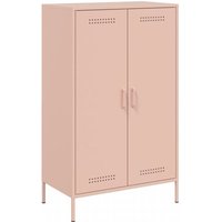 Highboard Rosa 68x39x113 cm Stahl Vidaxl von VIDAXL