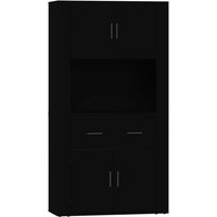 Highboard Schwarz Holzwerkstoff Vidaxl von VIDAXL