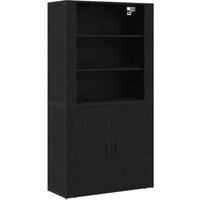 Highboard Schwarze Eiche Konstruiertes Holz vidaXL Highboard Schwarze Eiche Konstruiertes Holz vidaXL von VIDAXL