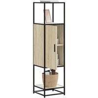 Highboard Sonoma-Eiche 35,5x35x139 cm Holzwerkstoff Metall Vidaxl Highboard Sonoma-Eiche 35,5x35x139 cm Holzwerkstoff Metall Vidaxl von VIDAXL