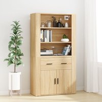 Highboard Sonoma-Eiche Holzwerkstoff - Vidaxl von VIDAXL