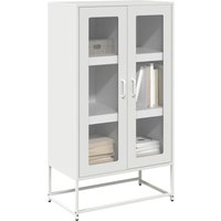 Highboard Weiß 68x39x123 cm Stahl - Vidaxl Highboard Weiß 68x39x123 cm Stahl - Vidaxl von VIDAXL