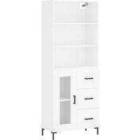 Highboard Weiß 69,5x34x180 cm Holzwerkstoff Vidaxl von VIDAXL